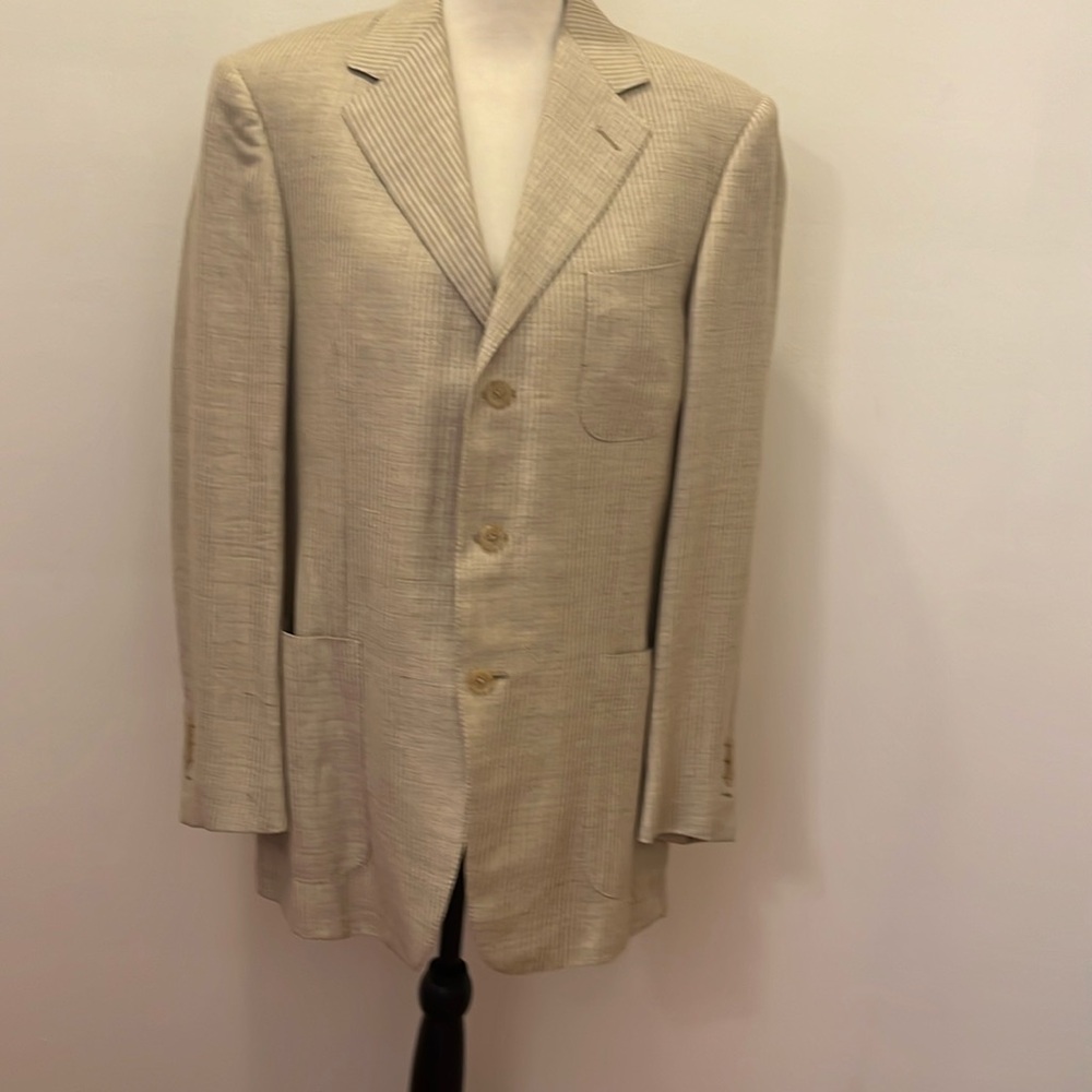 Men’s linen striped Blazer